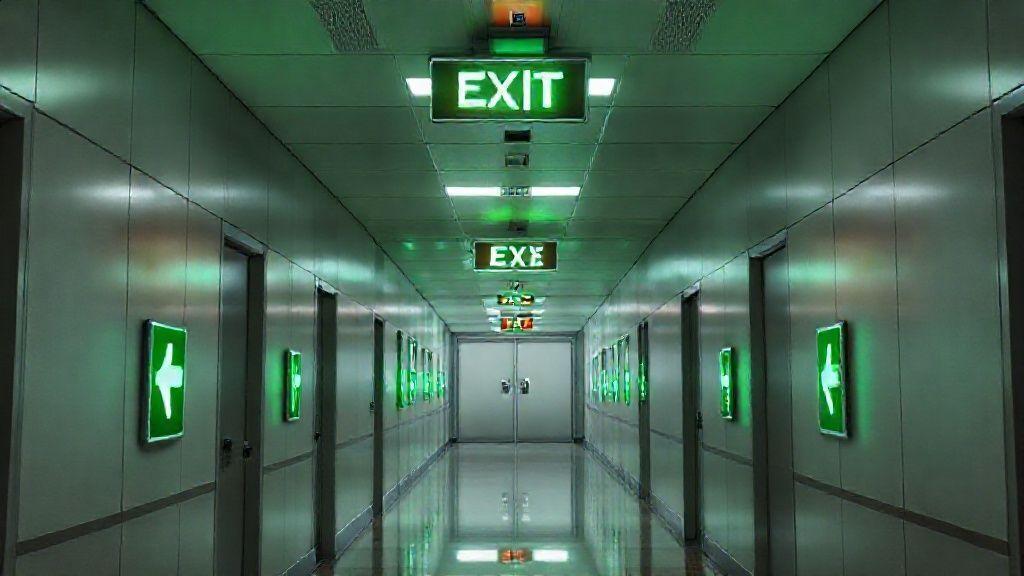 Atualização de sinalização e rotas de fuga